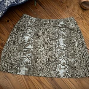 Express snake skin skirt